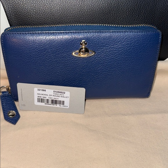 Vivienne Westwood Blue Leather Wallet - Picture 15 of 15